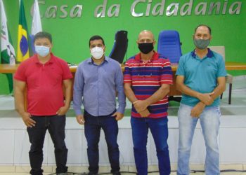 Câmara Municipal de Nanuque  recebe visita do Presidente da Câmara Municipal de Teófilo Otoni, Vereador Fábio Lemes.